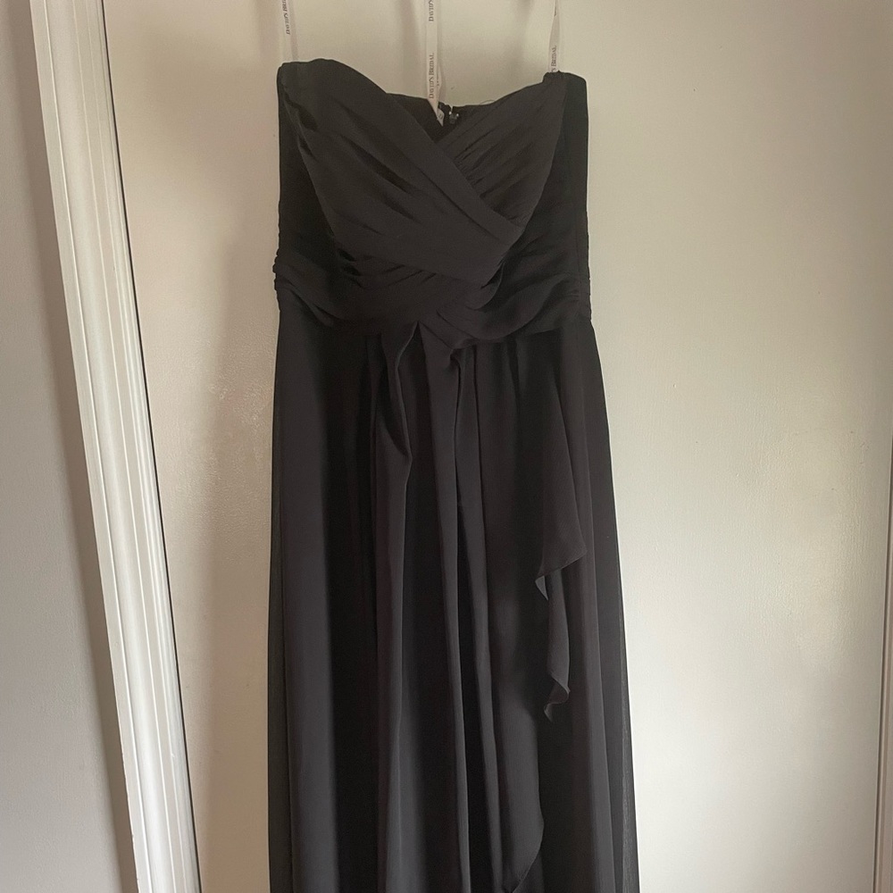David bridal woman size 4 long gown
